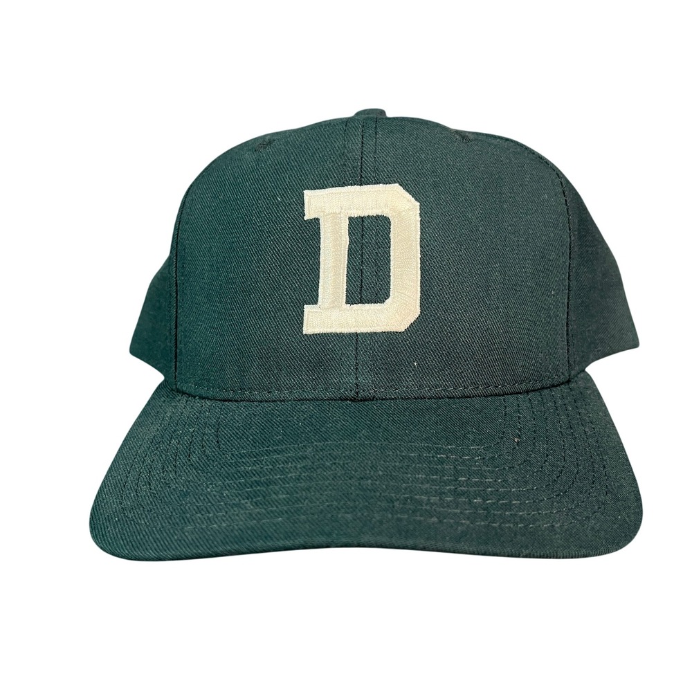 Vintage Dartmouth College Hat University Square Green Fitted Baseball Cap 7 1/2